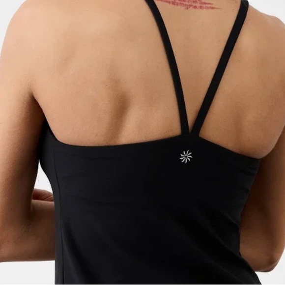 Athleta Signature RIB Built-IN Bra Tank NWT Black - Picture 3 of 4